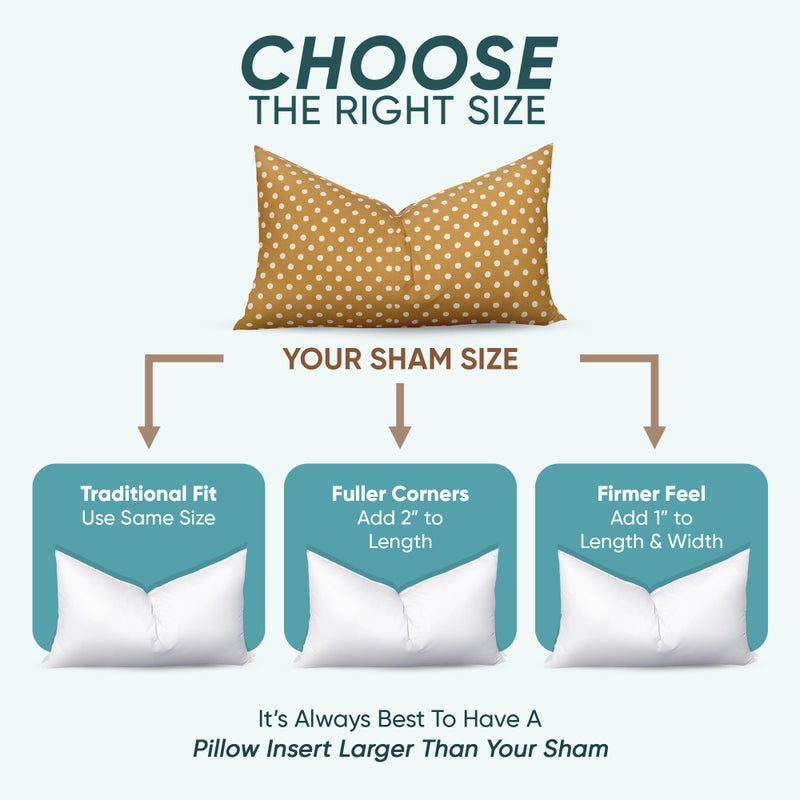Pillowflex Synthetic Down Pillow Insert - 14x22 Down Alternative Pillow, Ultra Soft, Small Rectangle, Lumbar, Travel, Neck, Sleeping Pillow - 1 Decorative Pillow Form - Image 3